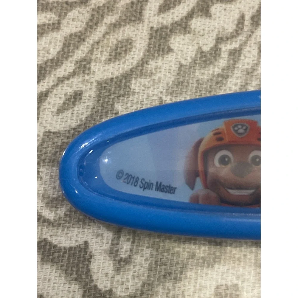 Paw Patrol Playtex Toddler Utensils Fork Spoon Set 2018 Spin Master Blue